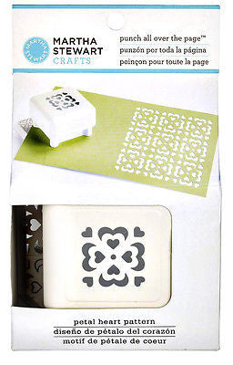 All Over the Page Petal Heart Pattern / Perforadora Pétalos de Corazones Descontinuado Martha Stewart
