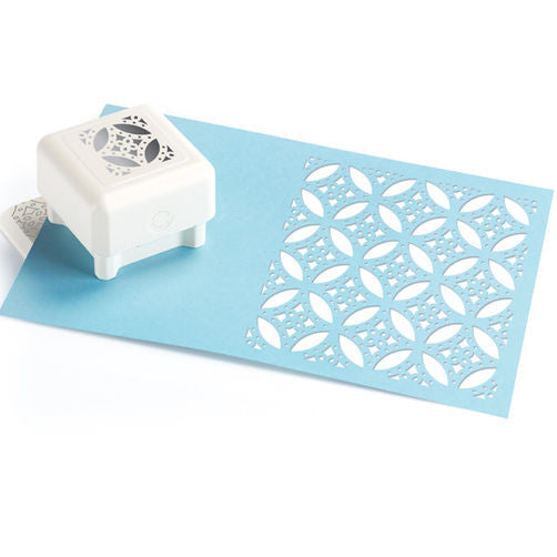 All Over the Page Diamond Rings Pattern / Perforadora Patron Anillos Descontinuado Martha Stewart