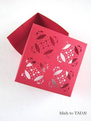 All Over the Page Diamond Rings Pattern / Perforadora Patron Anillos Descontinuado Martha Stewart
