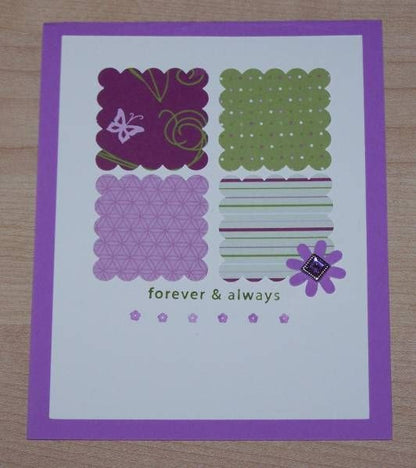 All Over the Page Scallop Square / Perforadora Cuadrado con Borde Descontinuado Martha Stewart