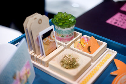 Amy Tangerine Desk Organizer / Organizador de Escritorio Almacenamiento y Organización American Crafts