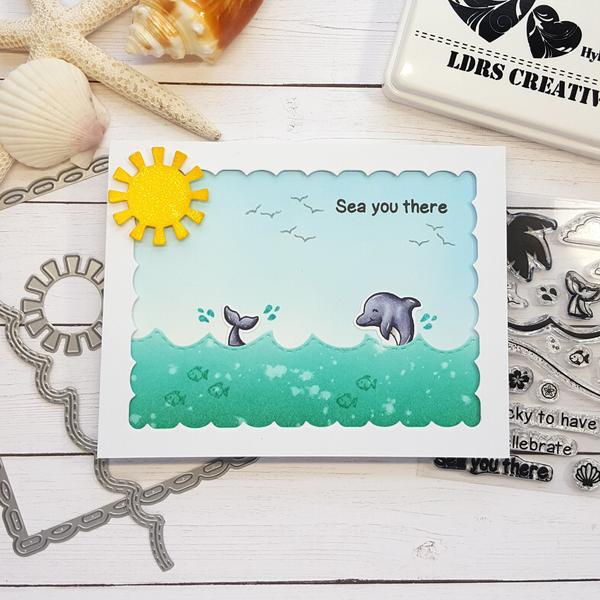 Sun &amp; Clouds Die Set / Suaje de Nubes y Sol Descontinuado LDRS Creative