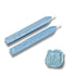 Sealing Wax Sticks W/Wick Blue / 3 Barras de Lacre Azul Adornos / Embellishments Manuscript
