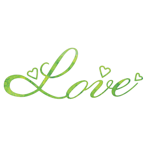 Love Die / Suaje de Palabra Love Descontinuado Cheery Lynn Designs