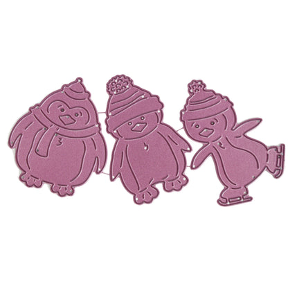 Penguin Pals Dies / Suajes de Pingüinos Descontinuado Cheery Lynn Designs