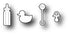 Suaje de Corte de Accesorios de Bebé / Baby Stuff Die Descontinuado Memory Box