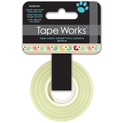Washi Tape Birds / Cinta Adhesiva Pajaritos Washi Tape Sandy Lion