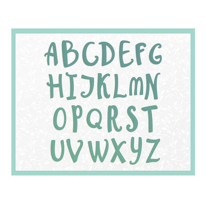 Uppercase Letters Dies / Suajes de Alfabeto Mayúsculas Descontinuado Couture Creations