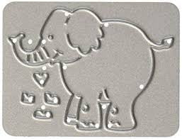 Baby Elephant Die /  Suaje Elefante Bebe Descontinuado Cottage Cutz