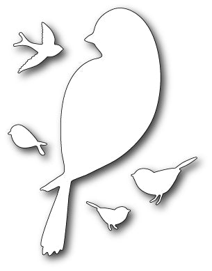 Birds of a Feather Die / Suaje de Corte Pájaros Dados de Corte / Suajes / Troqueles Memory Box