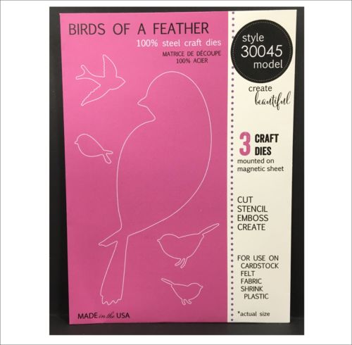 Birds of a Feather Die / Suaje de Corte Pájaros Dados de Corte / Suajes / Troqueles Memory Box