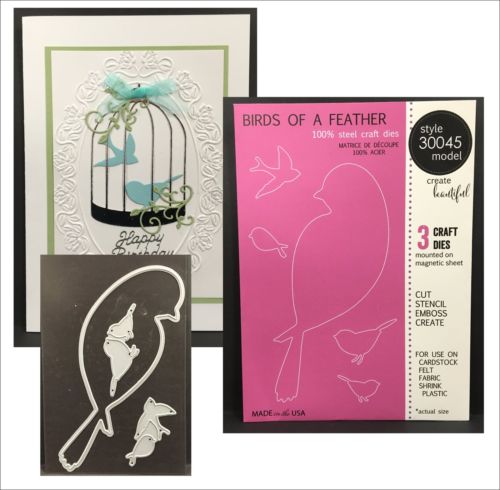 Birds of a Feather Die / Suaje de Corte Pájaros Dados de Corte / Suajes / Troqueles Memory Box
