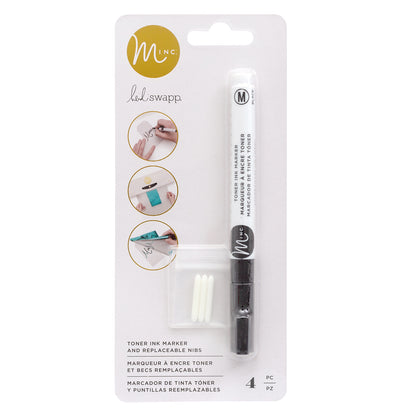 Minc Toner Marker w Nibs / Marcador Tinta Tóner con Puntas Descontinuado Heidi Swapp