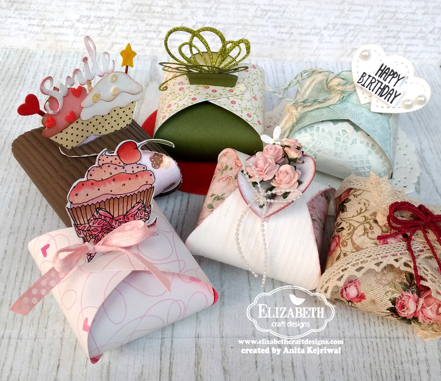 Bombom Box Die / Suaje de Caja de Bombones Descontinuado Elizabeth Craft Designs