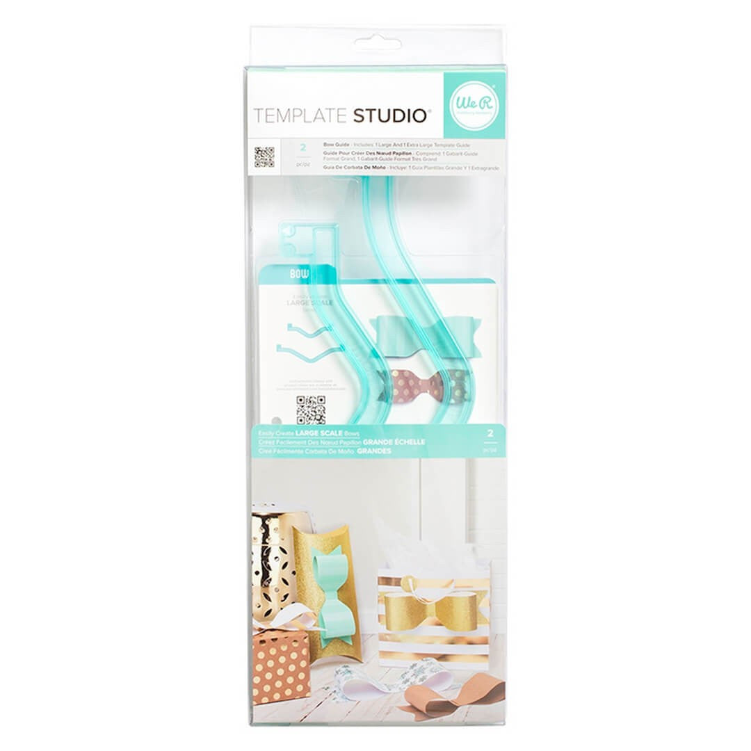 Template Studio Bow Guide  / Guía De Corbata De Moño Descontinuado We R Memory Keepers