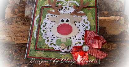 Brad the Reindeer Die / Suaje de Corte de Reno Descontinuado Cheery Lynn Designs