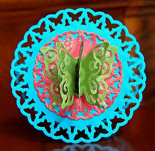 Suaje de corte de Circulos de mariposa / Butterfly Circles Dies Descontinuado Spellbinders