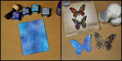 Tim Holtz Thinlits Dies Detailed Butterflies / Suajes de Mariposas detalladas Descontinuado Sizzix