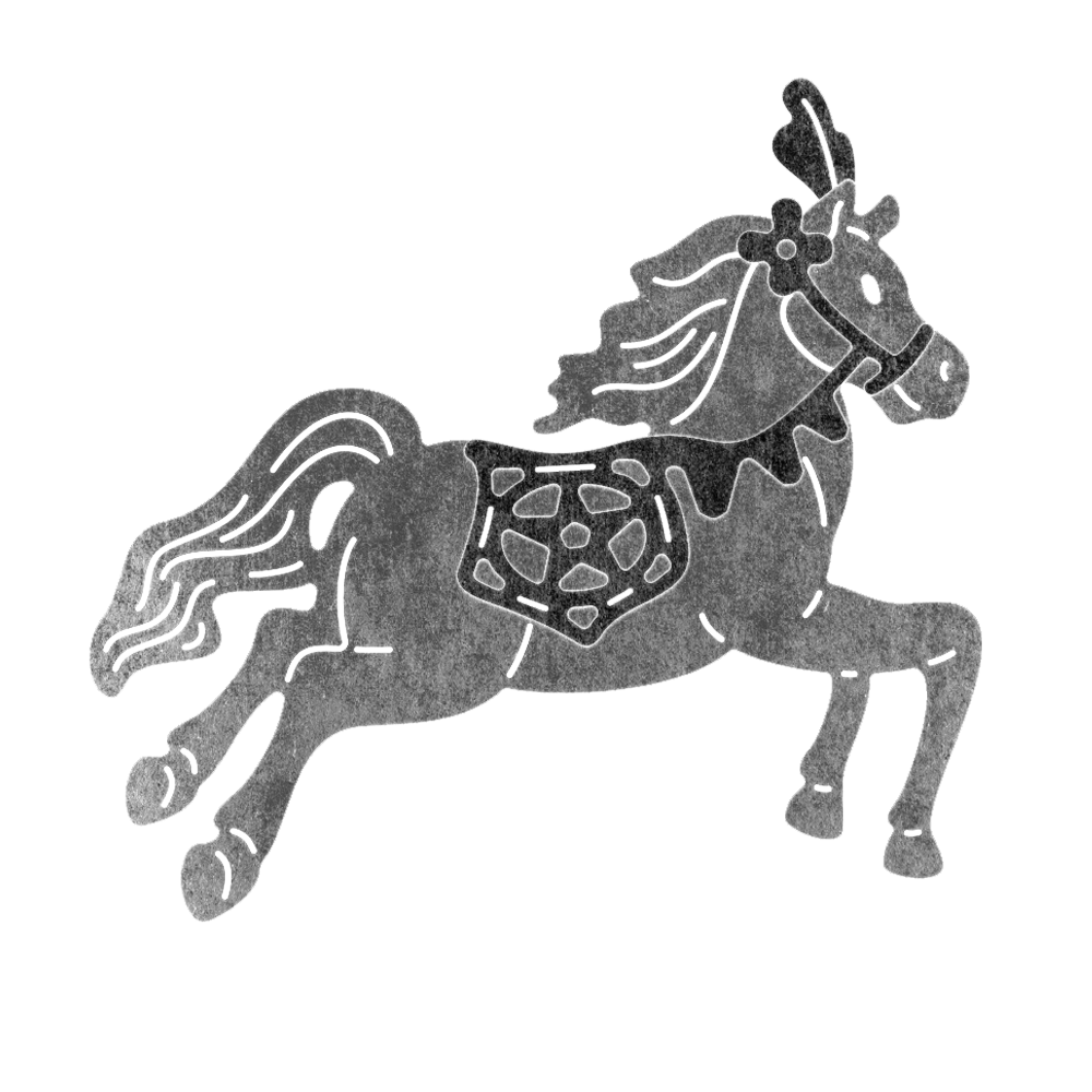 Circus Horse Die / Suaje de Caballo Descontinuado Cheery Lynn Designs