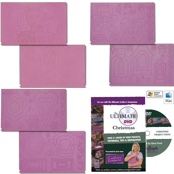 Celebration Embossing Boards Kit / Kit de Tablas para Hacer Manualidades Descontinuado Crafter&