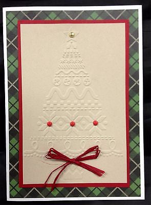 Folder de Grabado / Embossing Folder Christmas Stitches Descontinuado Cuttlebug