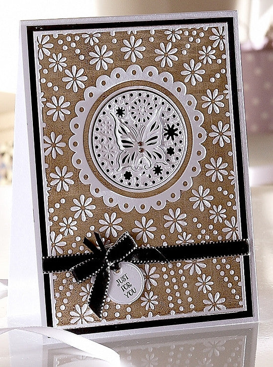 Suaje de Corte Círculo con Mariposa / Circle 3D Butterfly Die Dados de Corte / Suajes / Troqueles Crafter&