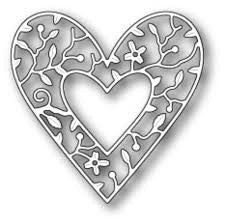 Suaje de Corte de Corazon de Flores / Clementine Heart Die Descontinuado Memory Box