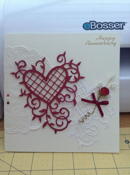 Suaje de Corte de corazon enrejado / Lattice Heart Dies Descontinuado Cheery Lynn Designs