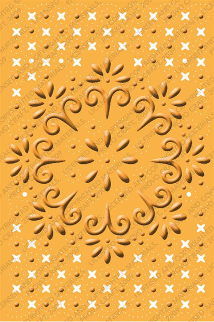 Embossing Plus Blooming Bouquet / Folder de Corte y Grabado Marco Blondas Dados de Corte / Suajes / Troqueles Cuttlebug