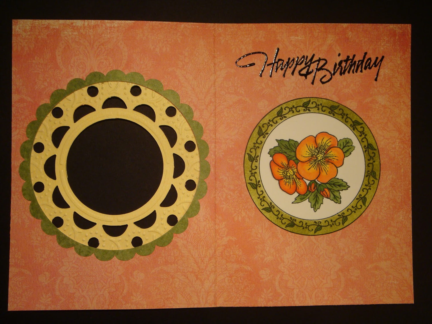 Embossing Plus Deco Burst / Folder de Corte y Grabado Marco Circulo Escalopado Descontinuado Cuttlebug