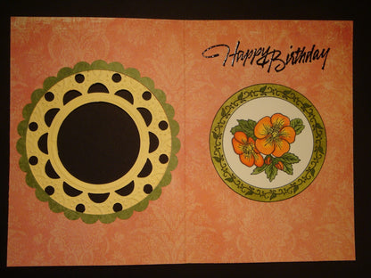Embossing Plus Deco Burst / Folder de Corte y Grabado Marco Circulo Escalopado Descontinuado Cuttlebug