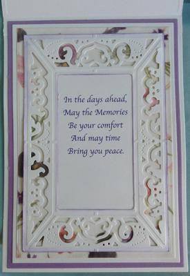 Embossing Plus Lace Door / Folder de Corte y Grabado Marco Puerta Descontinuado Cuttlebug