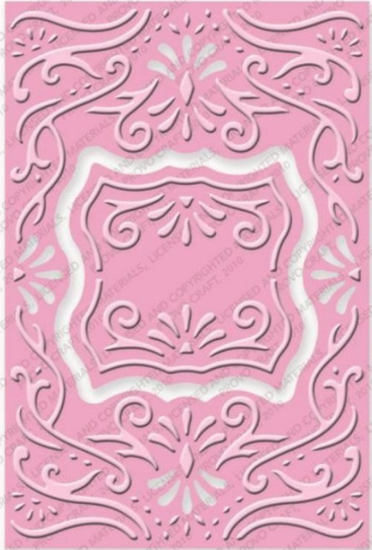 Embossing Plus Whimsy / Folder de Corte y Grabado Marco Siluetas Dados de Corte / Suajes / Troqueles Cuttlebug