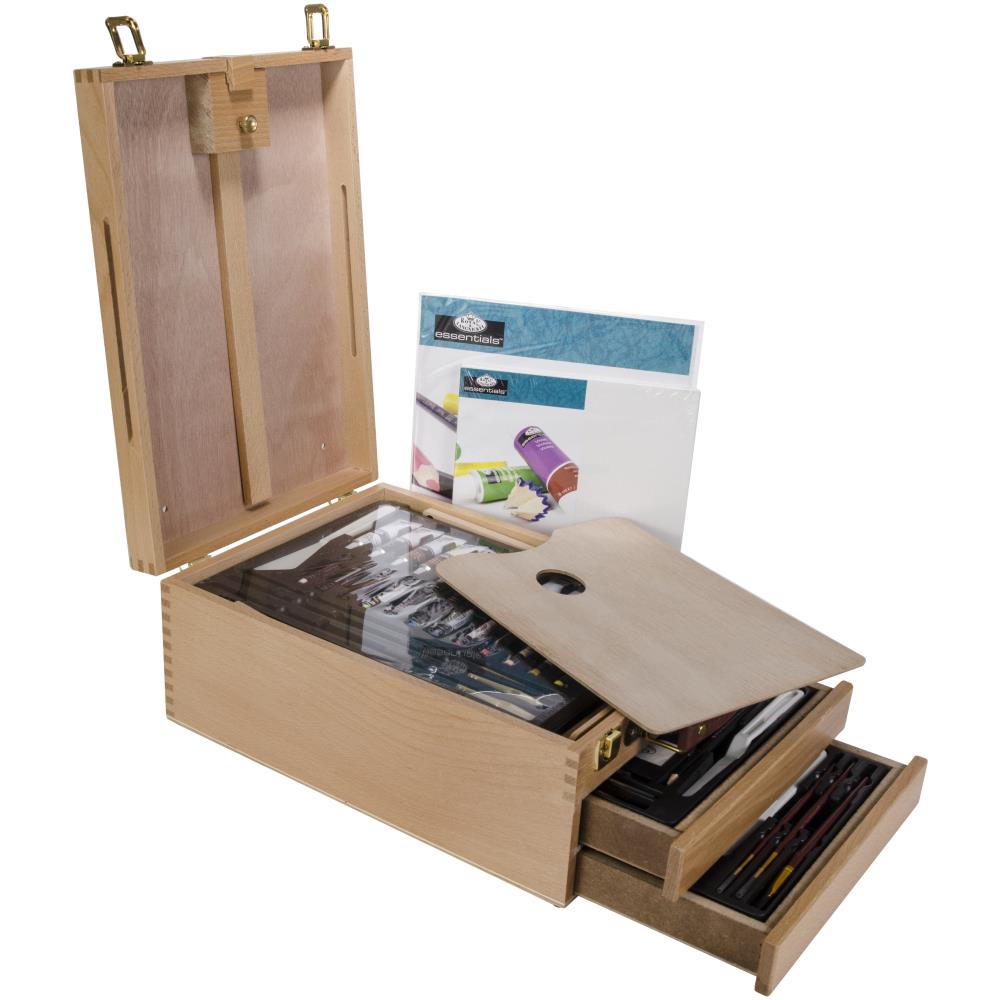 Easel Artist Set All Media Art Set / Juego de Arte Todos los Medios con Caballete Sets de Arte Royal Langnickel