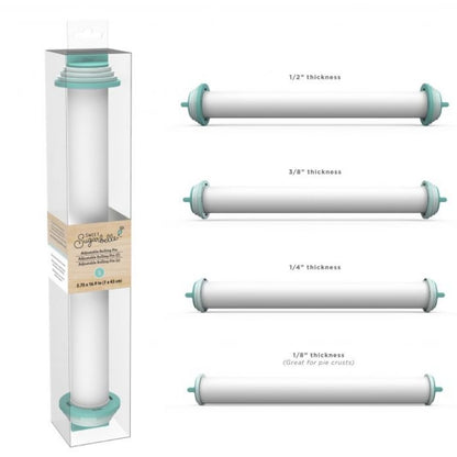 Adjustable Rolling Pin / Rodillo Ajustable para Repostería Descontinuado Sugarbelle