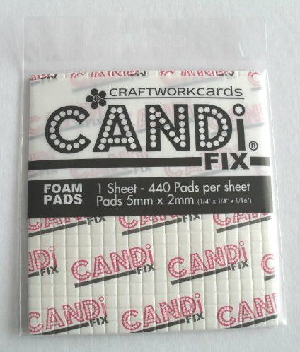 Candi Fix Cuadritos de Pegamento Foamy Descontinuado Candi