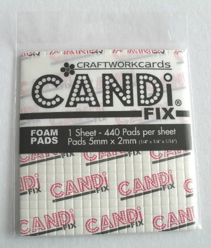 Candi Fix Cuadritos de Pegamento Foamy Descontinuado Candi