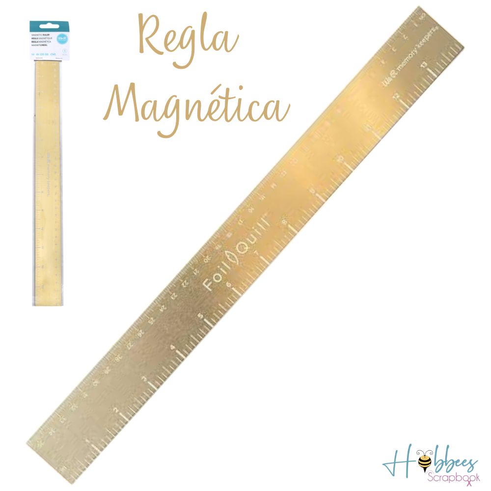 Foil Quill Magnetic Ruler / Regla Magnética para Foil Quill Descontinuado We R Memory Keepers