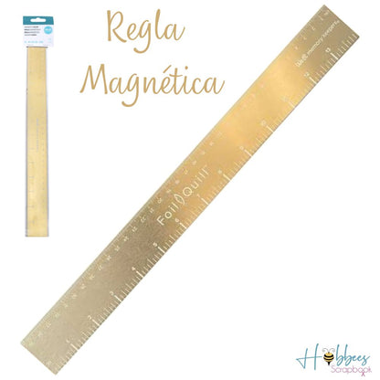 Foil Quill Magnetic Ruler / Regla Magnética para Foil Quill Descontinuado We R Memory Keepers