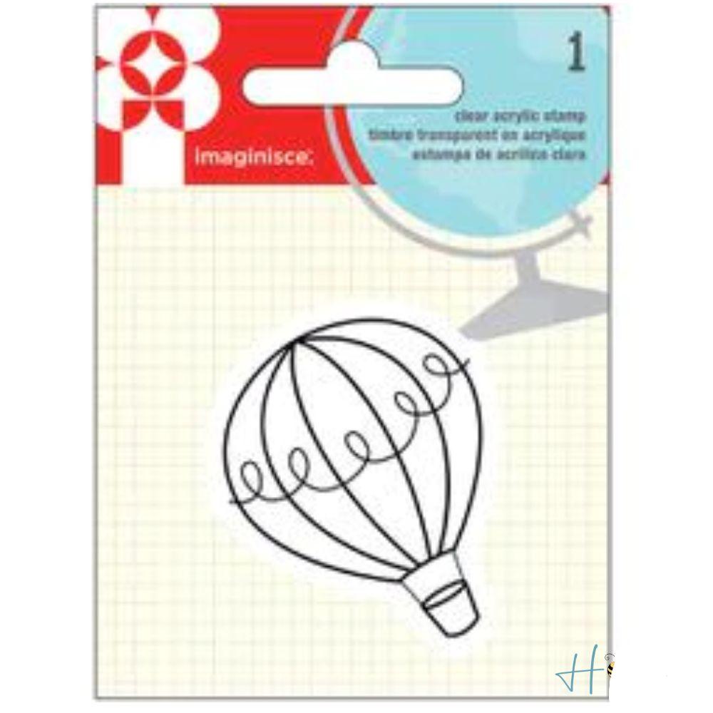Balloon Clear Acrylic Stamp / Sello de PolÃmero de Globo Aerostático Sellos Imaginisce
