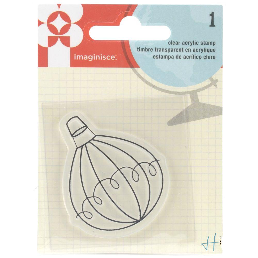 Balloon Clear Acrylic Stamp / Sello de Polímero de Globo Aerostático Sellos Imaginisce