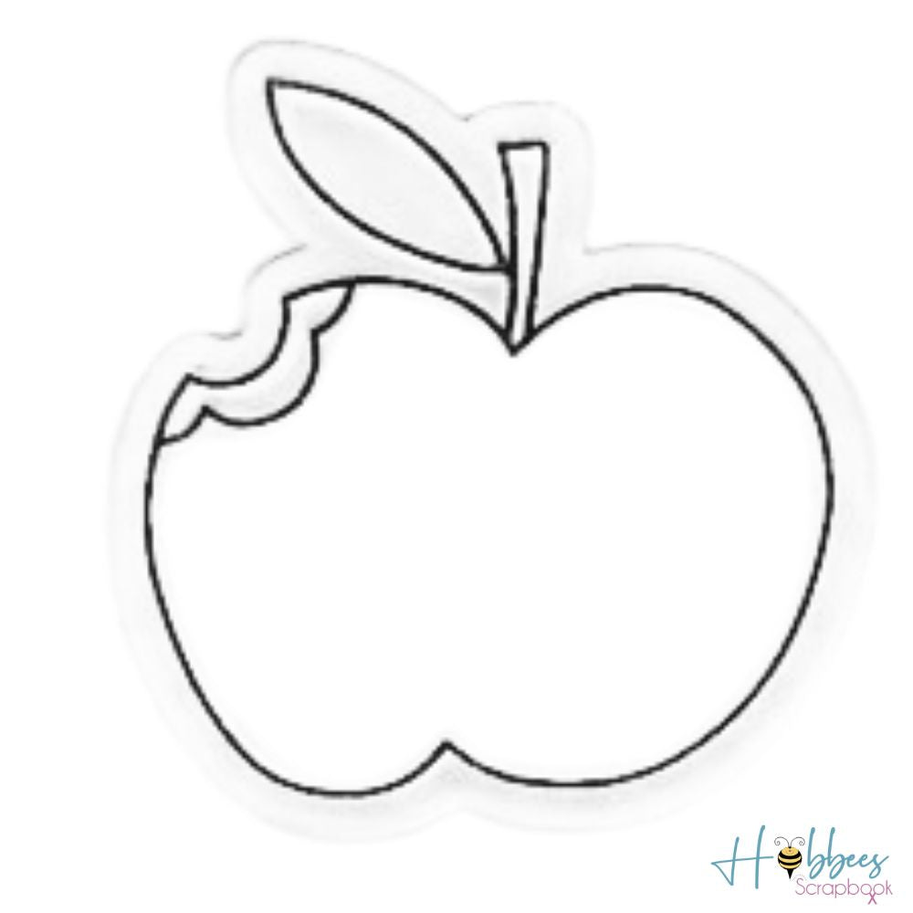 Apple Acrylic Stamp / Sello de PolÃmero Manzana Sellos Imaginisce