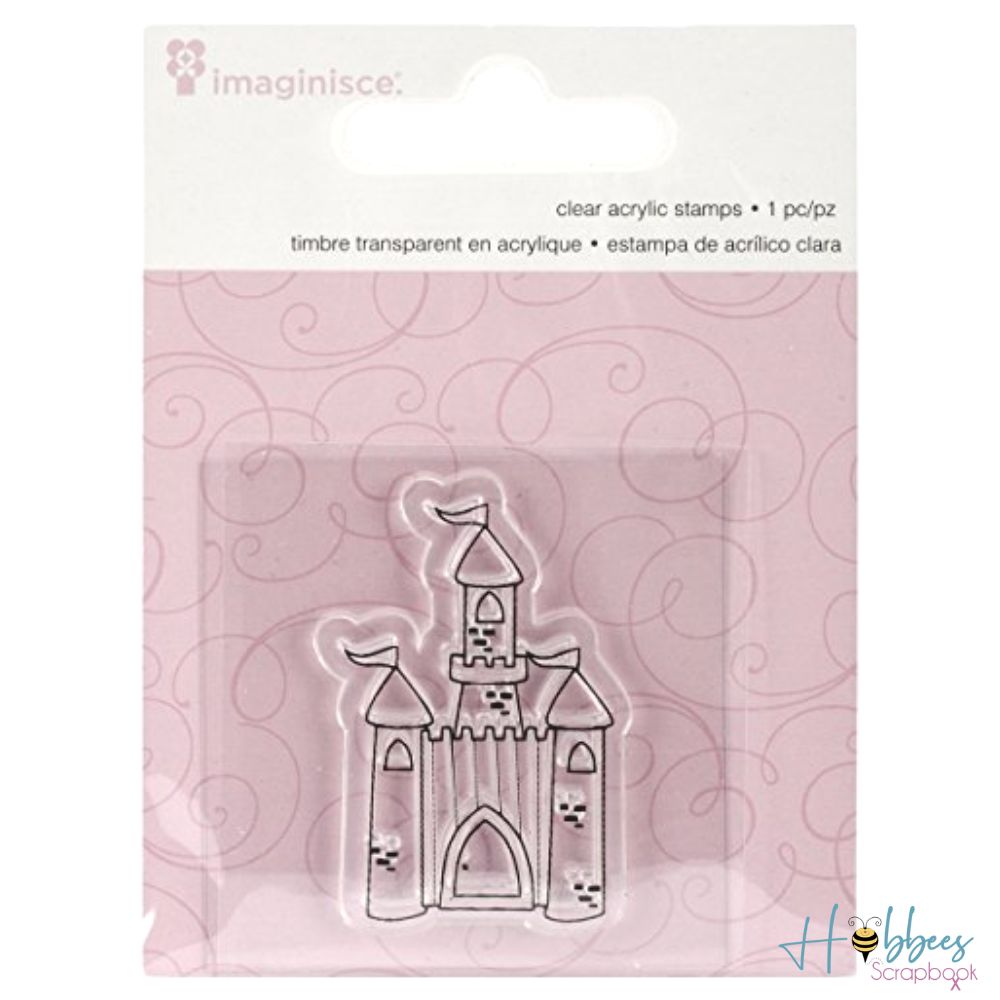 Clear Acrylic Stamp Castle / Sello de PolÃmero Castillo Sellos Imaginisce