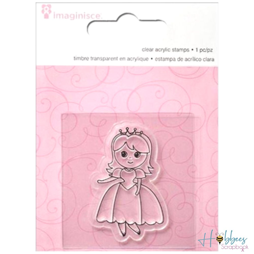 Clear Acrylic Stamp / Sello de PolÃmero Princess Sellos Imaginisce