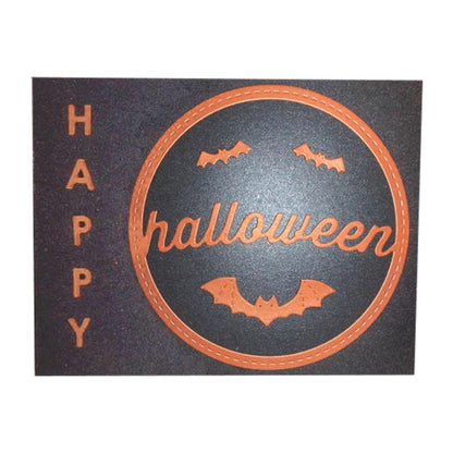 Stitched Halloween Circle Frame Die / Suaje de Marco de Halloween Dados de Corte / Suajes / Troqueles Memory Box