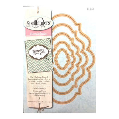 Suaje de Etiqueta Veinte / Labels Twenty Descontinuado Spellbinders