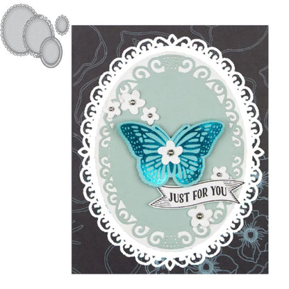 Elegant Ovals / Suajes de Ovalos Elegantes Descontinuado Spellbinders