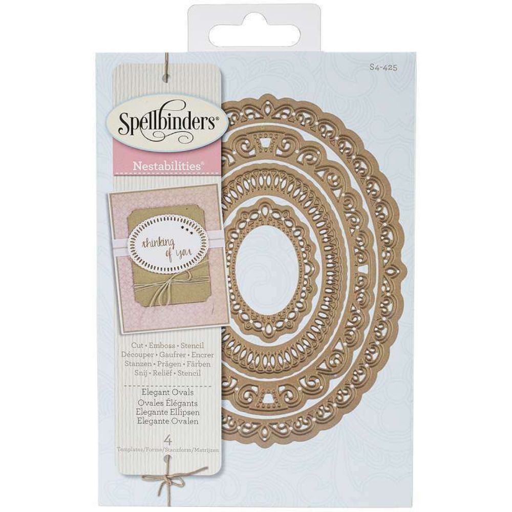 Elegant Ovals / Suajes de Ovalos Elegantes Descontinuado Spellbinders