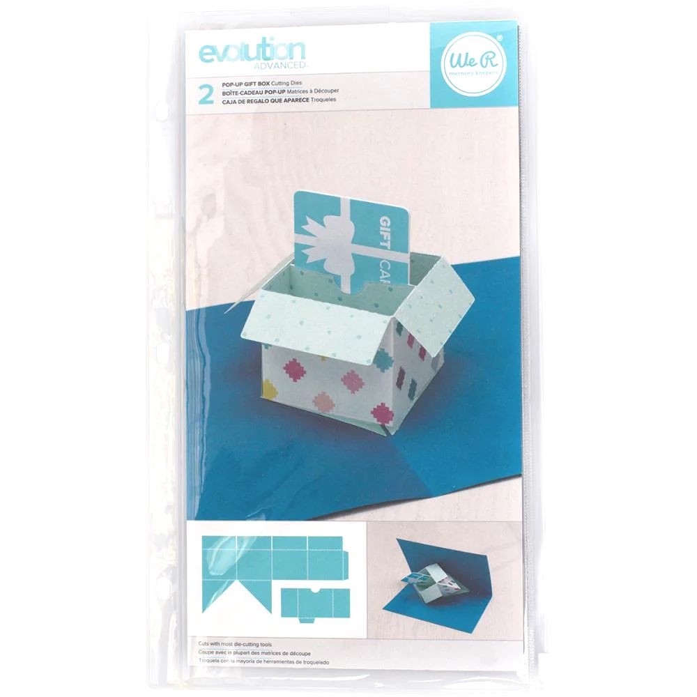 Pop up Gift Box Die  / Suaje de Caja de Regalo Explosiva Descontinuado We R Makers