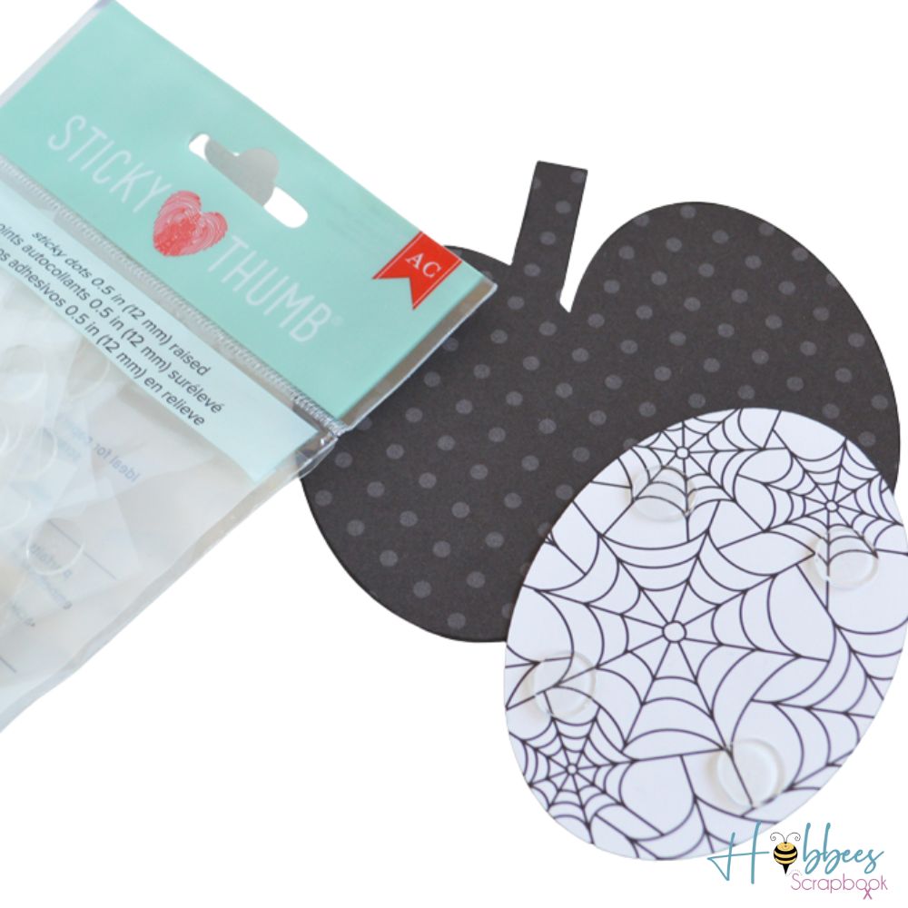 Raised Sticky Dots 1/2" / 150 Puntos Adhesivos en Relieve 12 mm Adhesivos / Pegamentos American Crafts